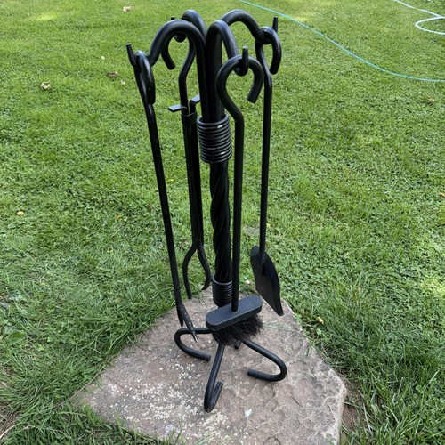 Set attrezzi camino ferro - set,