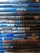 Marvel Blu-ray DVDs set of 17