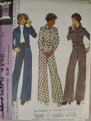 Giacca pantaloni svasati tuta