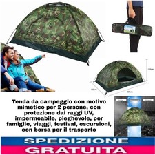 Tenda da campeggio con motivo