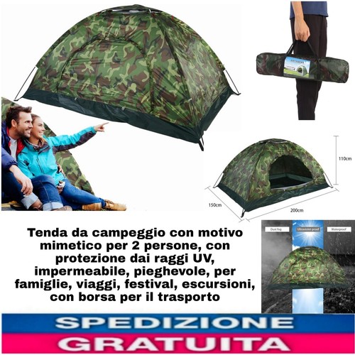 Tenda campeggio con motivo - campeggio,
