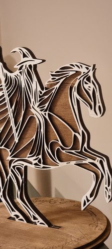 Statua legno gandalf il - in,