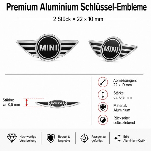 Adesivi chiave mini cooper - chiave,