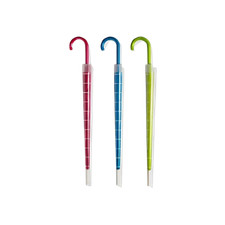 OMBRELLO AUTOMATICO SALVAGOCCIA NYLON TINTA UNITA CON BICCHIERE COLORI ASSORTITI