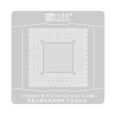GTX1080Ti GP102-350-K1-A1 GPU scheda video chip BGA stencil piantagione rete stagna