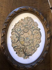 Santino Ricamato A Mano Da Suore Con Stazione Via Crucis Gesù Incontra Maddalena