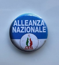 Vecchio Distintivo Alleanza Nazionale MSI Partito Politico Italiano Spilla