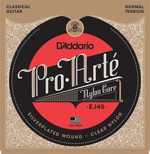 EJ45 Pro-Arté Normal Tension Corde per chitarra classica set completo D'Addario