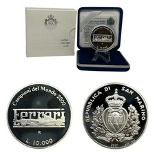 MONETA 10000 LIRE ARGENTO -