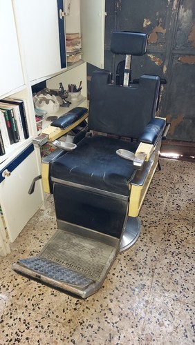 Poltrona barbiere vintage - poltrona,
