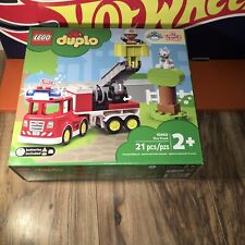 LEGO DUPLO: Camion dei Pompieri (10969) 21 pezzi. Età 2+, luci e suoni, nuovo con scatola! 