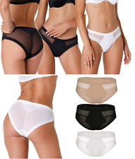 Slip donna invisibile invisible ultralight microfibra e tulle Lovable L0231 Blu