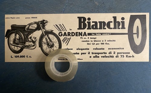 Rarissima pubblicita moto - pubblicita’,