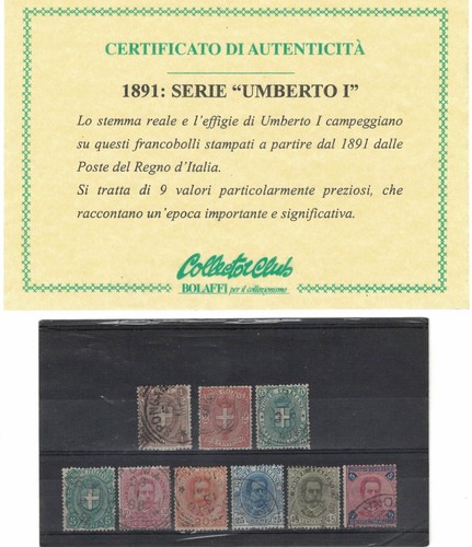 Italia regno 1861 - regno, serie