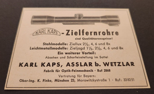 116 karl kaps cannocchiali da - 116),