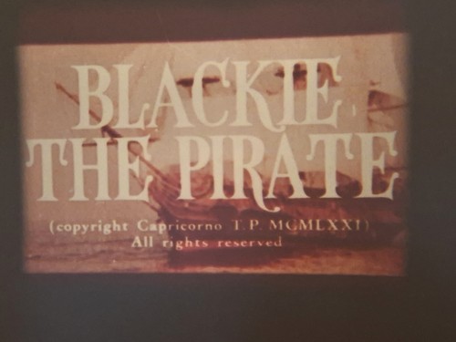 Blackie the pirate - blackie,