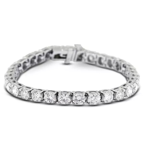 Bracciale tennis oro - oro, bianco