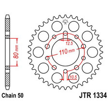 JT SPROCKETS CORONA PIATTO