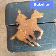 Spilla cavallo bachelite - spilla, in