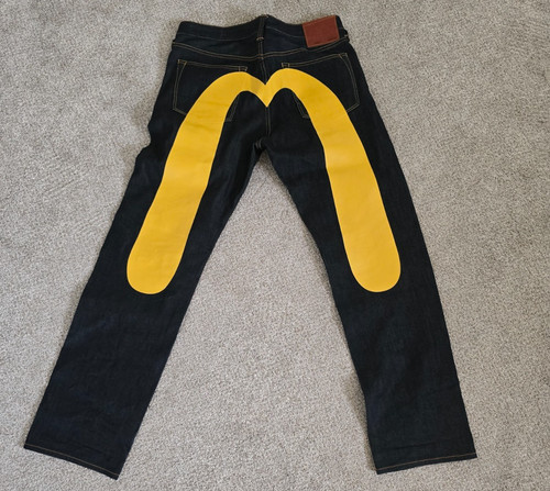 Jeans evisu 34 stampa - evisu, x