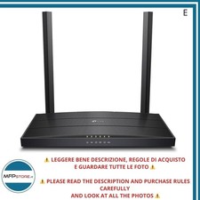 TP-Link Archer VR400 Modem Router VDSL/ADSL Dual Band Wi-Fi AC1200 Nero