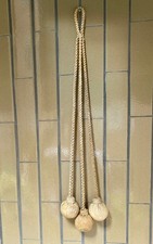 BOLAS ARGENTINE ARTIGIANALI IN BUDELLO – oggetto decorativo etnico 60 cm