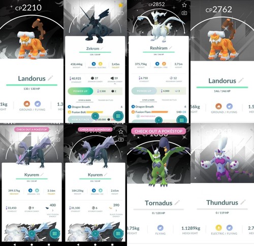 Shiny tornadus thundurus - shiny,