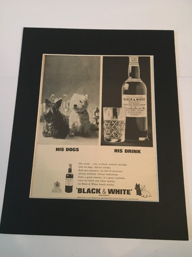 Black white scotch - &,