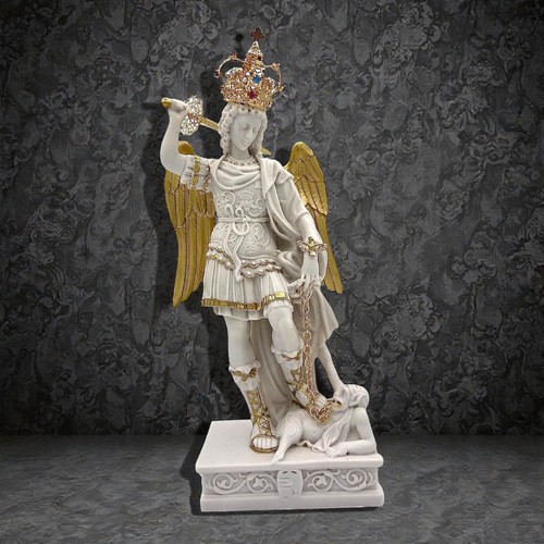 Statua san michele - statua,