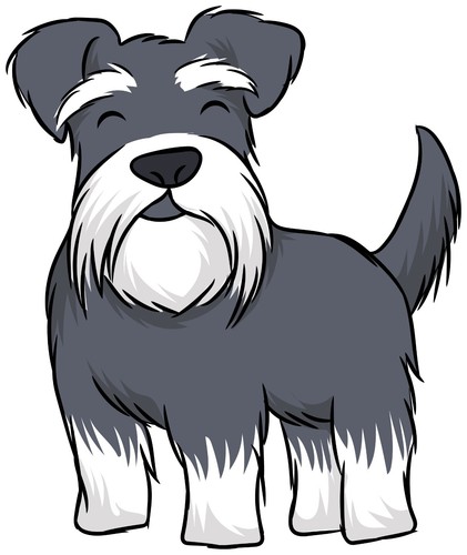 Adesivo auto schnauzer nano - auto,