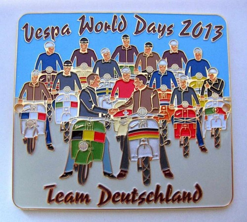Vespa placca badge plakette