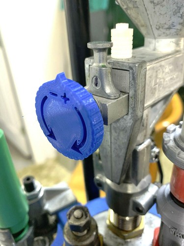 Powder adjustment knob - knob, for