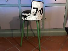 Sgabello Poltroncina Industriale Vintage Realizzata Artigianalmente