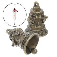 2 pezzi in ottone campanelli