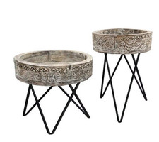 Tavolini antichi folk finitura