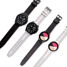 Cinturino in vera pelle per Samsung Galaxy Watch 3 41/45mm Active2 40/44mm S3