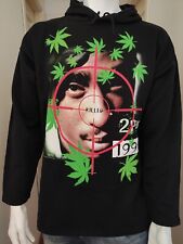 Vintage 90s 00s 2PAC "Killed" Rap Hip Hop Sweat Shirt Eminem Travis Scott Tupac