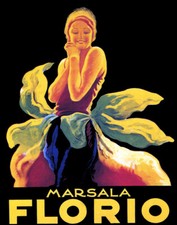 POSTER MARSALA FLORIO ITALIAN