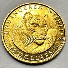 Moneta oro 25 dollari 1990