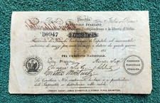 FRANCHI 25 PRESTITO NAZIONALE ITALIANO REPUBLICA ROMANA 1849 MAZZINI