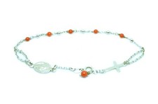 BRACCIALE ROSARIO CON CORALLO
