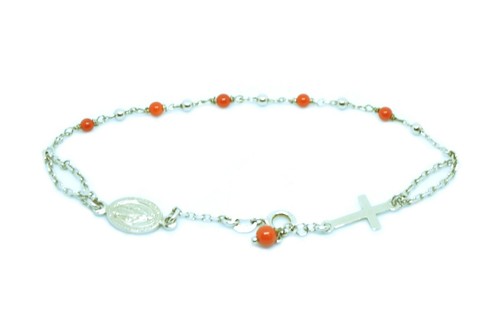 Bracciale rosario con - rosario,
