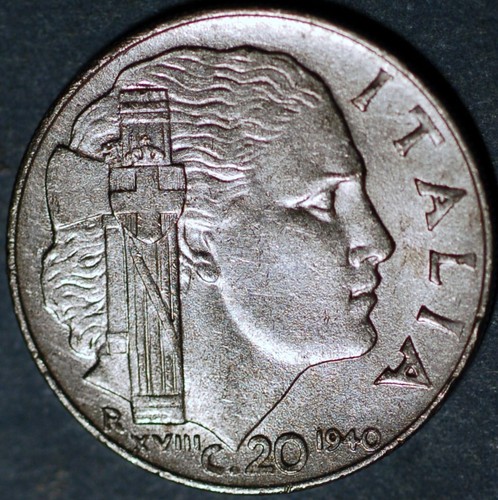 Italy centesimi 1940 75 - 20,