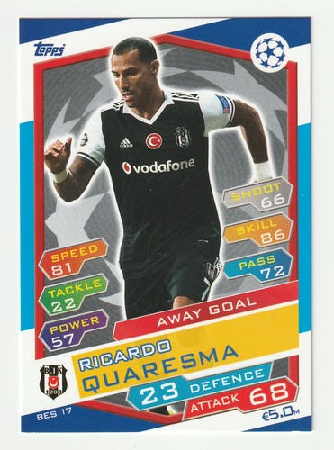 Ricardo quaresma 2016 topps - ricardo,