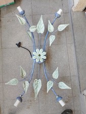 Applique  ferro battuto 4 Luci senza globi di vetro 