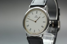 Omega De Ville vintage anni 80 quadrante bianco romano quarzo...