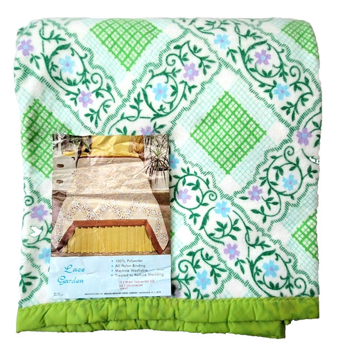 Coperta doppia floreale