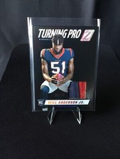 Patch 2 colori Zenith Will Anderson Jr RC 2023 Turning Pro Prime /50 oro TPM-WAJ