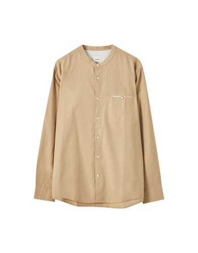 Camicia misto cotone-lino