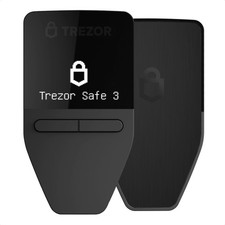 Trezor Safe 3 -Passphrase & Secure Element Protected Crypto Hardware Wallet Nuovo 